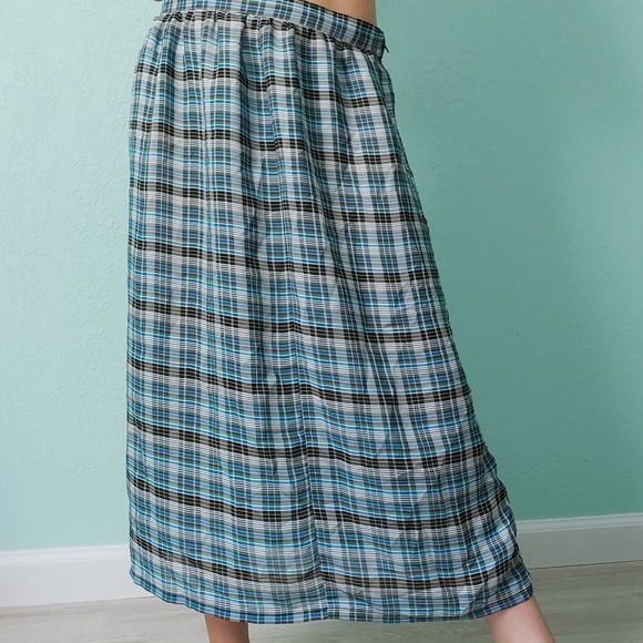 Tomboy plaid mesh skirt - Picture 6 of 8